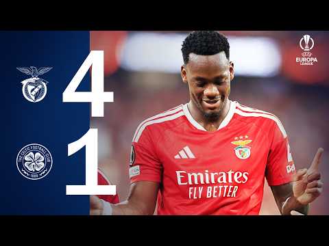 Benfica vs Celtic 4-1 Highlights &amp; Goals - Pavlidis <strong>Goal</strong> - Europa <strong>League</strong> 2026