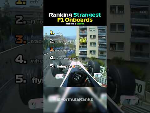 Ranking Strangest F1 Onboards! 👀🤔