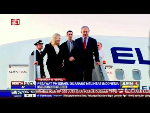 Pesawat PM Israel Dilarang Masuk Wilayah Indonesia
