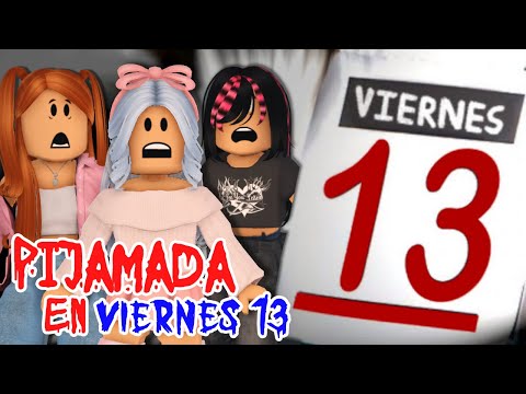 PIJAMADA EN VIERNES 13 | HISTORIA DE TERROR |TANGOCHINI 🐰 #roblox #robloxterror