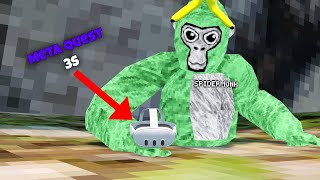 Playing Gorilla Tag in the Meta Quest 3S...