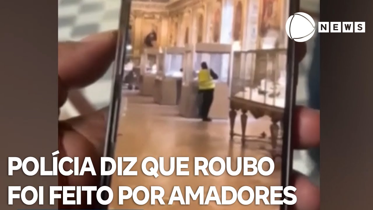 Polícia diz que roubo no Louvre foi feito por amadores  TV Online Polícia diz que roubo no Louvre foi feito por amadores