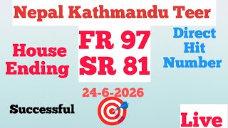 Nepal Kathmandu Teer is live! 🔴 Today 24-6-2026