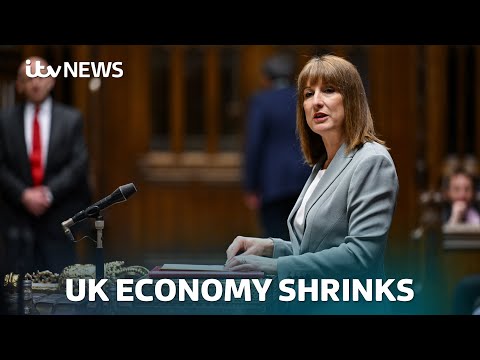 UK economy shrinks by more than expected in April in blow to Rachel Reeves | ITV News
