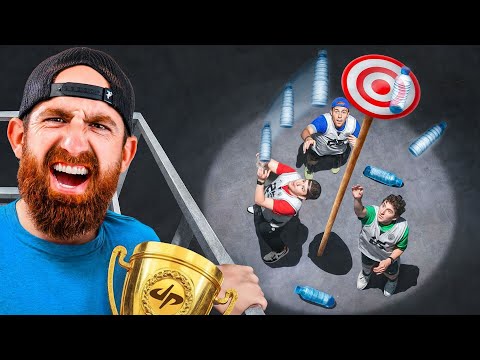 20 YouTubers Compete in Biggest Trick Shot Contest Ever!