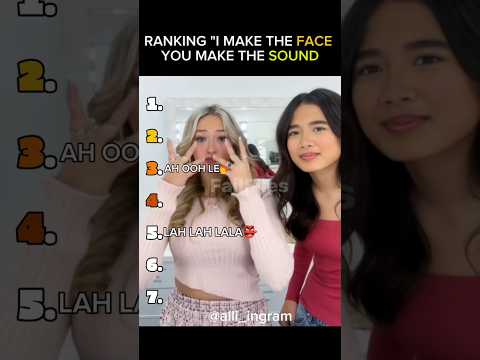 Ranking "I Make The Face You Make The Sound" Trend-Part19