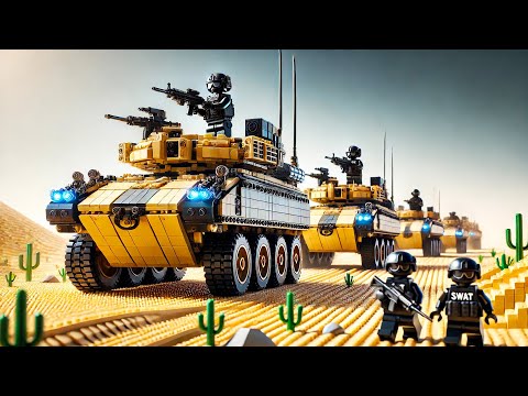 LEGO Modern Warfare: Tank Battle in the Desert City