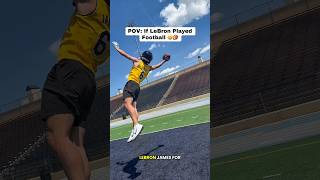 If LEBRON played football… 🤣🏈 #nfl #lebronjames #nba #skit #sports