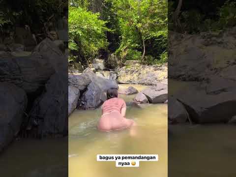 #mandisungai #shortsfeed #shorts #viral #cute #waterfall #humor #outfit #funny #comedy #vlog