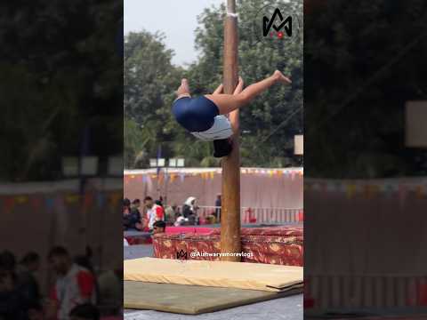 Strength 馃槼馃挭馃徎馃毄| #mallakhamb #shots #youtubeshorts #ayodhyarammandir #calisthenics #22january2024