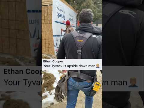 He thought Upside down tyvek was in Russian?