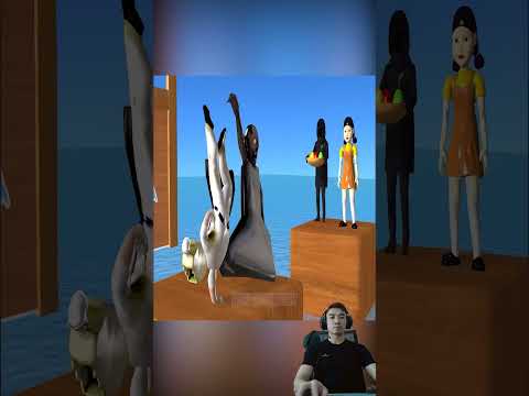 😁Scary Teacher 3D Nick and Tani with Neighbor and Huggy Wuggy Join Squid Game Challenge #shorts