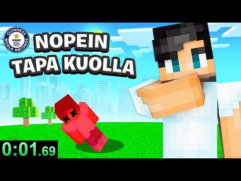 TYPERIÄ MAAILMANENNÄTYKSIÄ Minecraftissa!