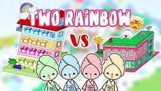 Toca Life World : RAINBOW HOTEL VS RAINBOW DORM🌈😱 | TOCA BOCA UPDATE