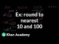Rounding Numbers to the Nearest Ten and Hundred