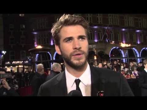 Liam Hemsworth at the Mockingjay: Part 2 London Premiere