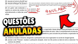 QUESTÕES ANULADAS - GCM DUQUE DE CAXIAS 2025 IDIB RJ
