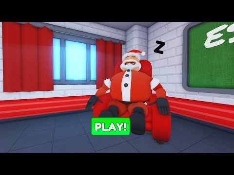 TEAM SANTA ESCAPE! TEAMWORK OBBY ROBLOX