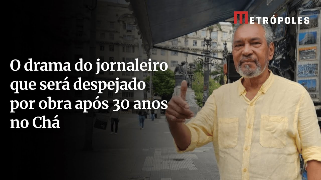 O jornaleiro que viu SP mudar pode ter que deixar o lugar que chamou de casa por 3 décadas