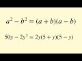 Difference of Squares and Factorization