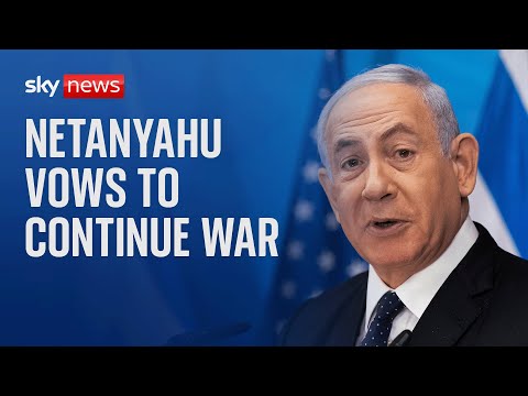 Israeli Prime Minister Benjamin Netanyahu delivers statement amid increasing tensions