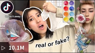TESTING THE CRAZIEST TIKTOK ART HACKS | These Popular Art HACKS Will Shock You!