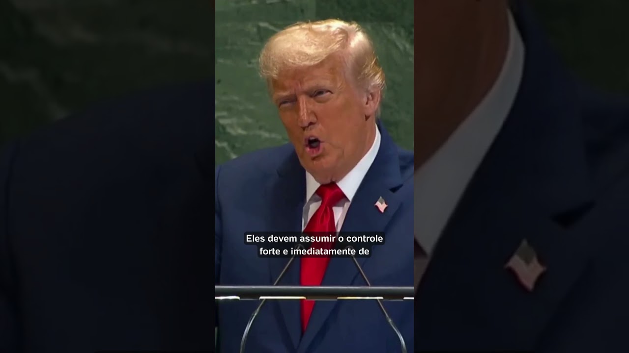 Se não parar a imigração seu país vai fracassar diz Trump na ONU sobre a Europa