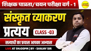 संस्कृत साहित्य, प्रत्यय | MPTET VARG 1 CHAYAN PRIKSHA , MPTET VARG 1 PATARTA PRIKSHA 2025