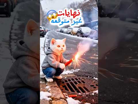 بسبوس فجّر الدنيا وهرب… وشوف اللي حصل بعد كده! 🔥😱 #cat #ai #short #بسبوس