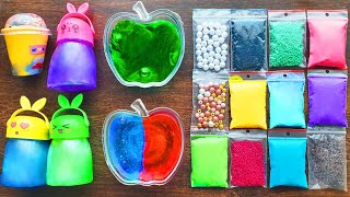 Relaxing Slime Making with Bags and Satisfying Stuff