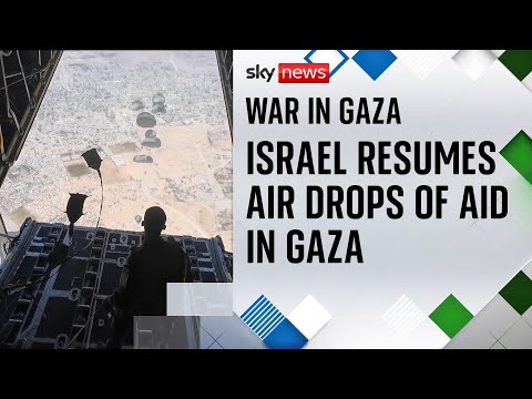 Israel announces 'tactical pause' in fighting as Jordan and UAE start Gaza aid drops