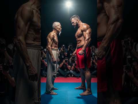🔥INSANE Real Fight Footage! MASSIVE 200cm kickboxer bursts into laughter seeing a 70-year-old man 😂