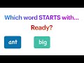 Identifying Words by Initial Letters