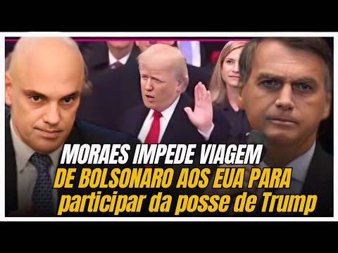 MORAES NEGA VIAGEM DE BOLSONARO NA POSE DE DONALD TRUMP | Clips dos Pods