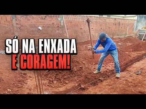 Como Abrir Vala Para Fundação de Casa Grande – 190 Metros de Obra!