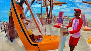 This Water Slide Flips You UPSIDE DOWN | Meryal Waterpark #qatar