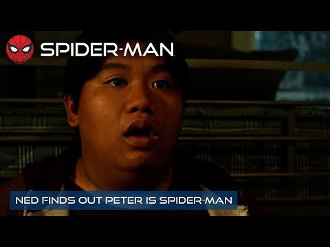 Ned Finds Out Peter Is Spider-Man