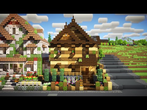 おしゃクラ！Part146  4種類の木材で魅せる！モダンな木造建築（Minecraft）