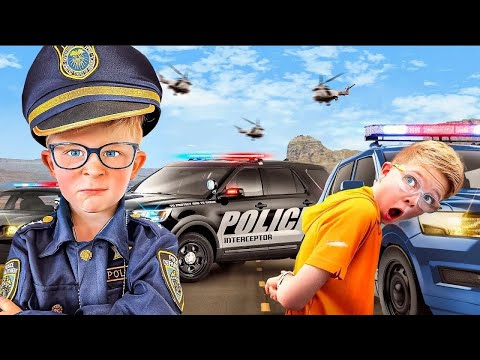 Braxton and Ryder Show - Police Chase with Monster Trucks
