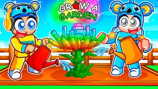 Meu Primeiro JARDIM no GROW A GARDEN do Roblox - Brancoala Games