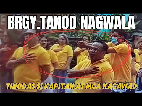 TANOD NA TINANGGAL, PINAGBABAR!L SI KAPITAN AT MGA KAGAWAD