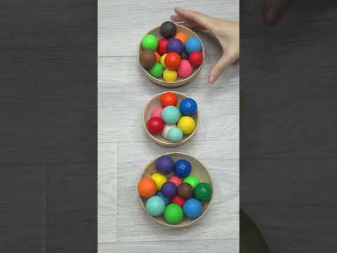 Amazing Beads Balls Oddly Satisfying Reverse Video #dominogirl