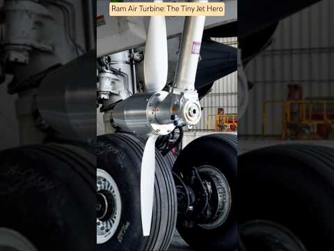 Ram Air Turbine: The Tiny Jet Hero #RamAirTurbine, #AircraftMaintenance