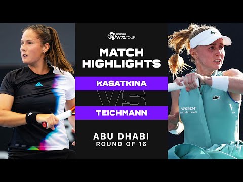 Daria Kasatkina vs. Jil Teichmann | 2023 Abu Dhabi Round of 16 | WTA Match Highlights