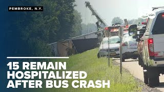 Hospitals give updates on conditions of victims from fatal NYS tour bus crash