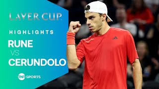 TENNIS MASTERCLASS! 🤩 | Holger Rune vs Francisco Cerundolo | Laver Cup 2025 Extended Highlights