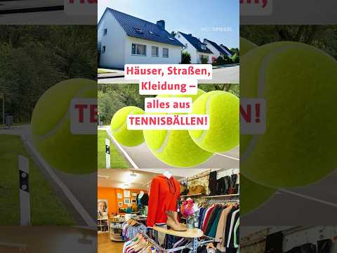 Prag: Häuser und Straßen - alles aus Tennisbällen!