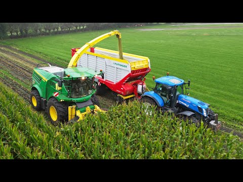 Mais Silage 2024 | John Deere 8600i + Fendt + New Holland | Elweco-Medo