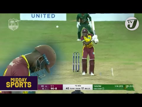 West Indies Suffer Embarrassing Defeat to Bangladesh #tvjmiddaysports