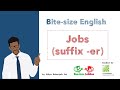 Job Titles and Suffixes in English